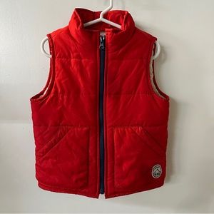 3T Red Puffer Vest